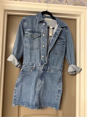 Abercrombie & Fitch Light Blue Denim mini dress